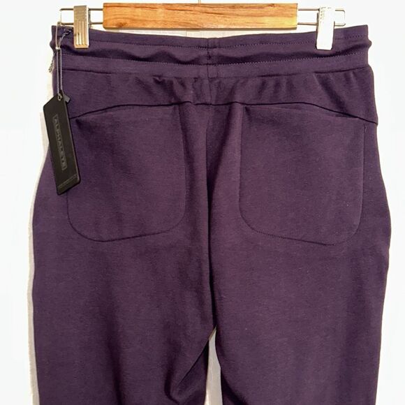 ALPHALETE M Identity Deep Purple Plum Brushed Cotton Jogger Athletic Pants - Picture 4 of 13